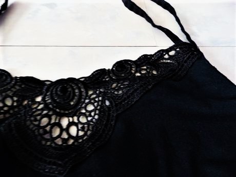 Nočná košielka s krajkou m/l, m