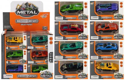 Kovový osobný automobil 7cm, 