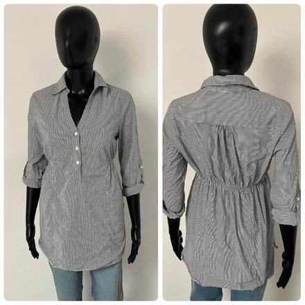 Čiernobiela pásikavá košeľa c&a (s), c&a,s