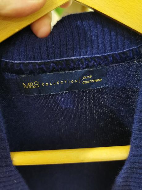 100perc. kašmírovy kardigan, marks & spencer,m