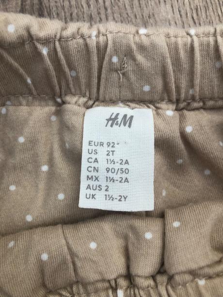 Zateplené nohavice, h&m,92