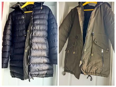 Obojstranná dámska bunda, xl