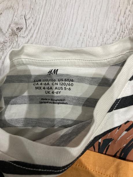 Dvojbalenie tričká hm, h&m,116