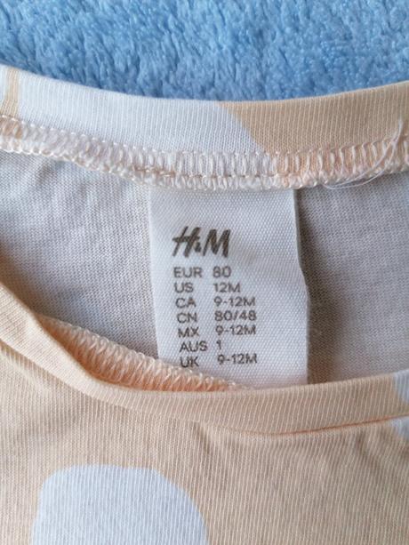Tričko citróny, h&m,80