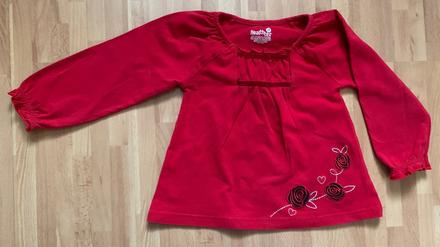 Healthtex červené tričko s dlhým rukávom, 98