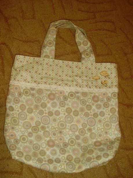 Handmade látková patchwork kabelka "nákupná",