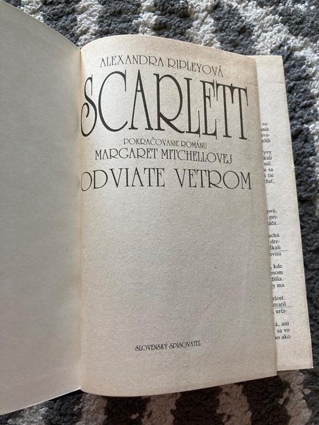 Scarlett - ripleyová alexandra (1991),