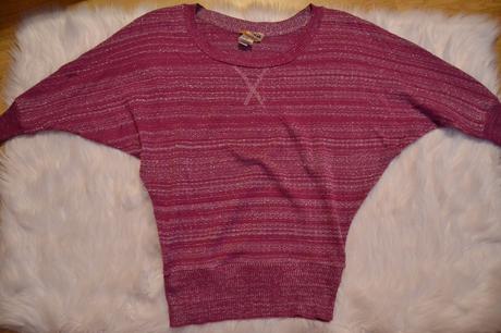 Bordový svetrík, s