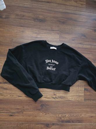 Crop top mikina bershka, bershka,xs