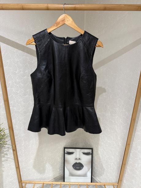 Koženy top h&m, h&m,40