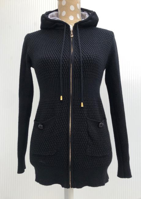 Vlnený sveter / mikina s kapucňou, s