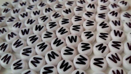 Písmenka lentilkové w,