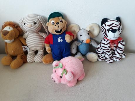 Plyšové hračky,