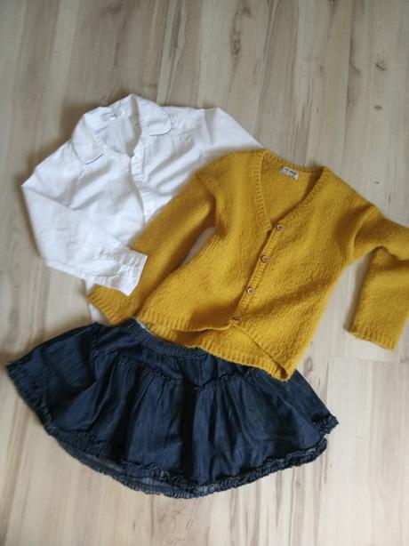 Jesenný outfit pre dievčatko, 104–116