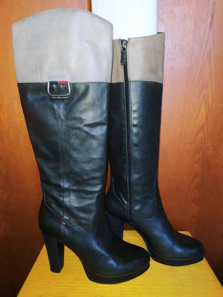 Tommy hilfiger čižmy na platforme, tommy hilfiger,38