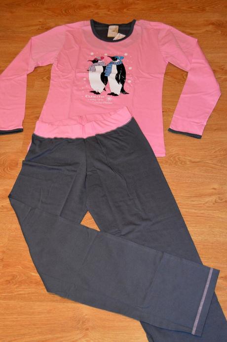 Dámske pyžamko tučniačik, clematis,s