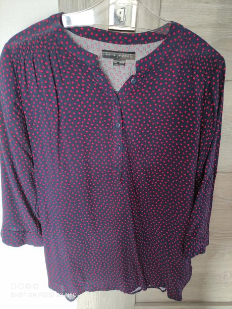 Modra košeľa so srdiečkami, gate,m