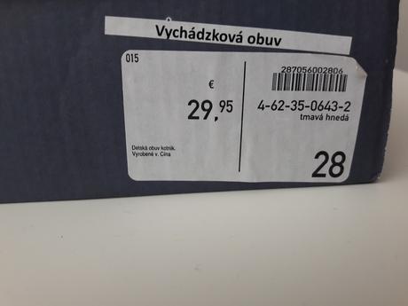 Prechodné zateplené topánočky, 28