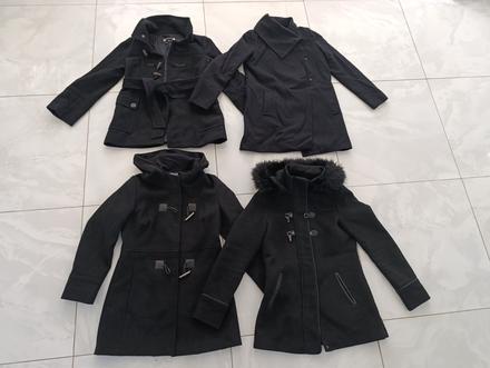 Dámsky kabát 4ks skvely stav, benetton,m