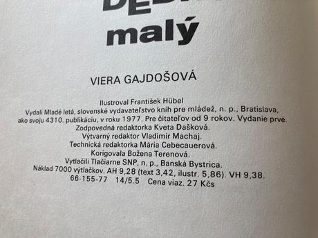 Keď bol dedko malý-prvé vyd.1977,