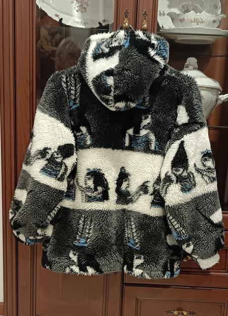 Extra teplá huňatá bundička, m