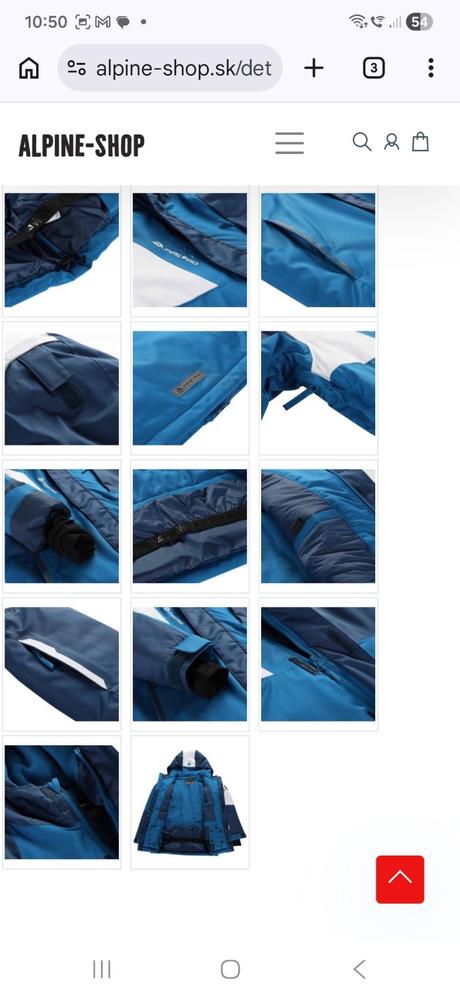 Lyziarska bunda alpine pro, alpine pro,170