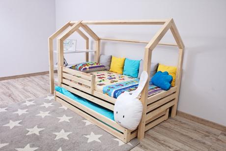 Posteľ domček,zostava,12 veľkostí, šírka (cm): 90,dĺžka (cm): 200