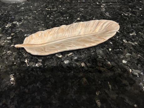 Keramická miska- list,