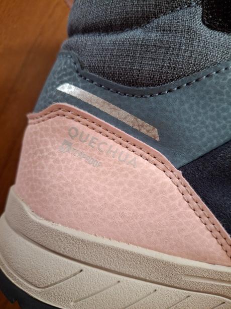 Topánky na zimu- kožené, quechua,34