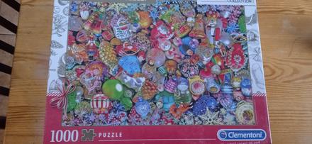 Vianočne puzzle 1000 -7 eur,