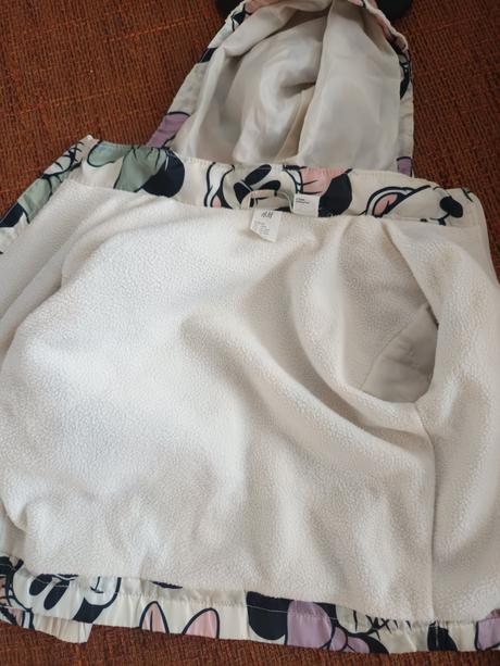 Bunda prechodná minnie disney, h&m,86