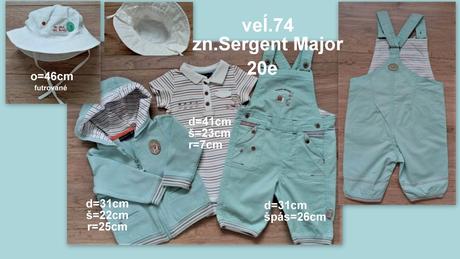 Chlapčenská súprava veĺ.74,zn.sergent major, sergent major,74