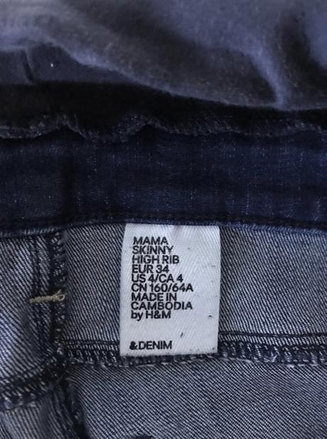 Tehotenské rifle, h&m,s