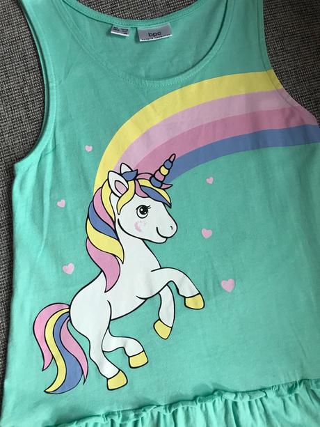 Šaty s jednorožcom, 140/146, bonprix,140