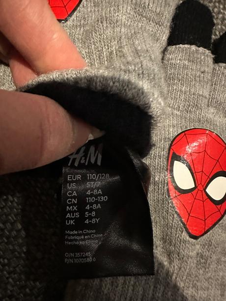 Chlapčenské rukavice zn. h&m, h&m,110