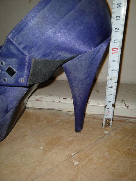 Kráľovský- modré lodičky, 38