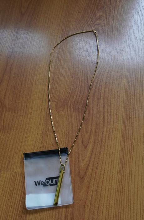 Náhrdelník na odvykanie od fajčenia wequit, 