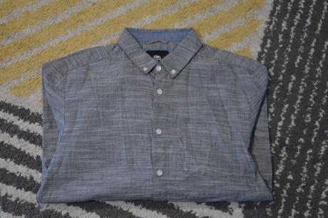 Šedá melírovaná košeľa, c&a,s