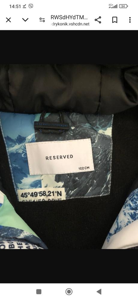 Lyžiarska bunda, reserved,122