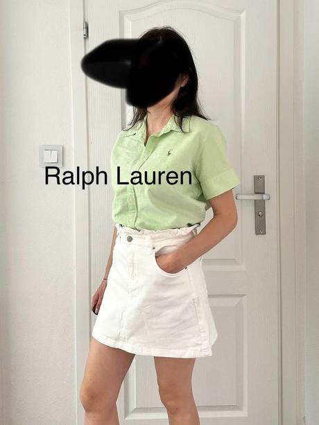 Svetlozelená košeľa s krátkym rukávom ralph lauren, ralph lauren,m