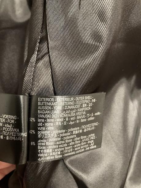 Vlnena zara kratka bunda, zara,34