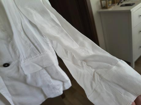 Marc cain luxusné letné ľanové štýlové sako m, m