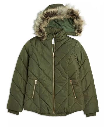 Tmavá khaki bunda lindex, lindex,158