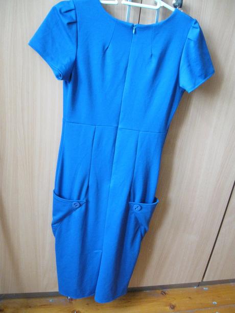 Dámske tmavomodré štýlové šaty, s, s