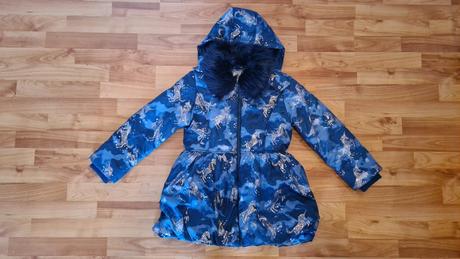 Bunda so zlatými jednorožcami, next,140