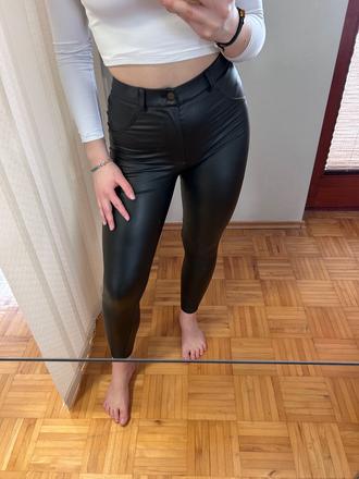 Kožené nohavice, s