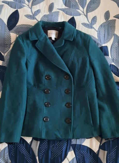 Tmavozelený kabátik m, m