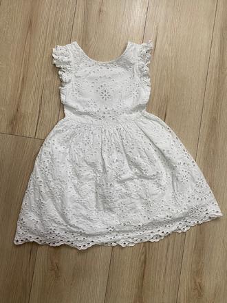 Letne biele saty s madeirou zn. gemo, 140