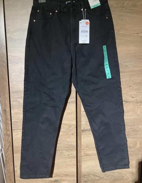 Čierne mom fit jeanay, sinsay,xl