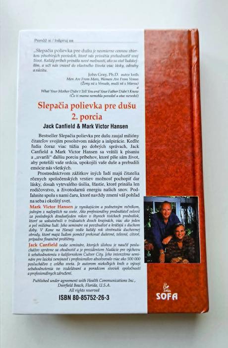 Kniha 'slepačia polievka pre dušu, 2. porcia',